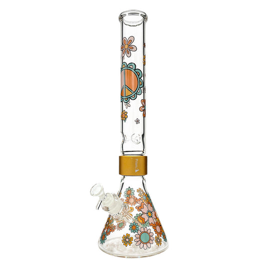 Prism Pipes Flower Power Beaker Bong Prism Pipes